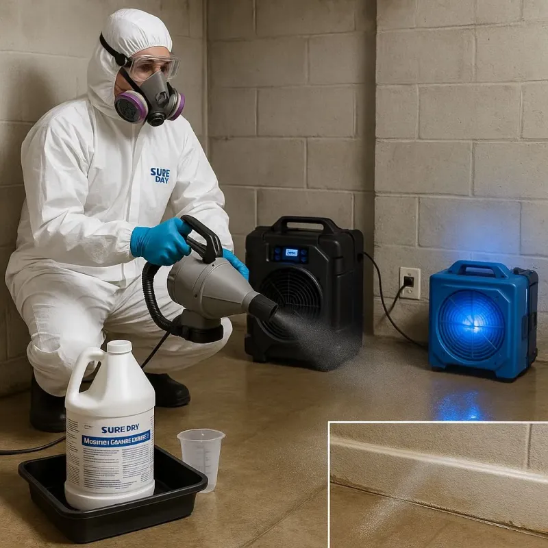 Sanitization and Odor Removal process in Kimball, TN